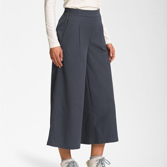 The North Face Gray Relaxed Fit Standard Wide Leg Pants. NWT! Size 10 - Picture 4 of 15